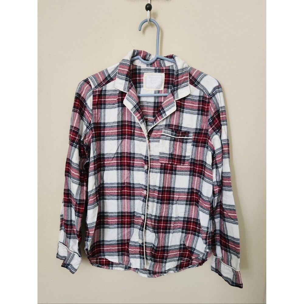 Abercrombie & Fitch Plaid Flannel PJ Set Size M